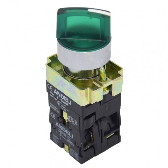 Фотография товара 'Andeli ADL10-261 LA115-A5-10BND 1НО зеленый AC/DC24В(LED)'